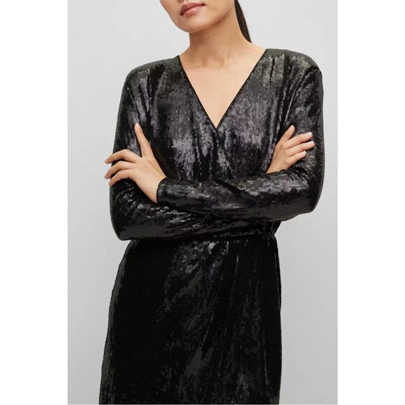 BOSS Sequin Mini Dress - Picture 2 of 8